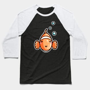 Kawaii Cute Clownfish Baseball T-Shirt